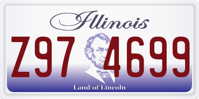IL license plate Z974699