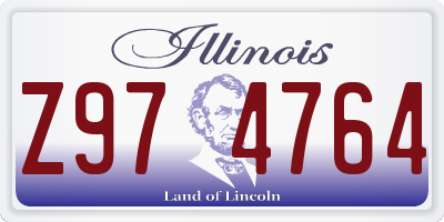 IL license plate Z974764