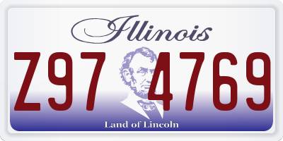 IL license plate Z974769