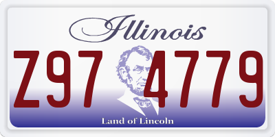 IL license plate Z974779