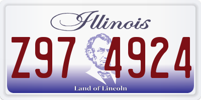 IL license plate Z974924