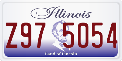 IL license plate Z975054