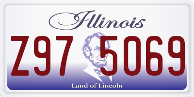 IL license plate Z975069