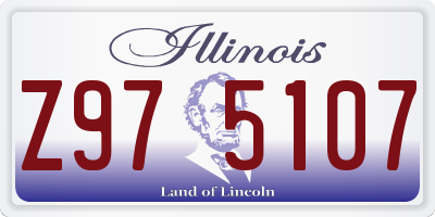 IL license plate Z975107