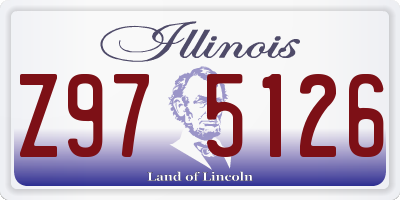 IL license plate Z975126