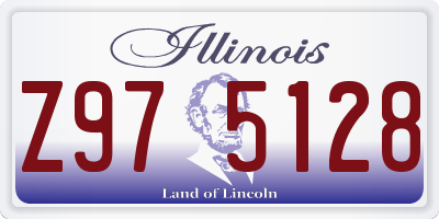 IL license plate Z975128