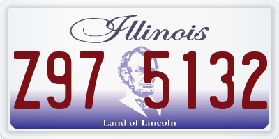 IL license plate Z975132