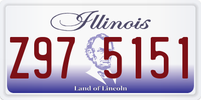 IL license plate Z975151
