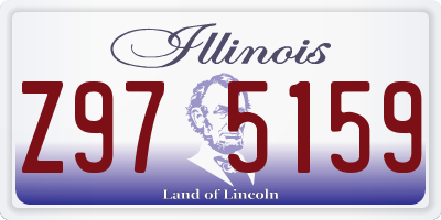 IL license plate Z975159