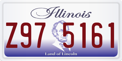 IL license plate Z975161