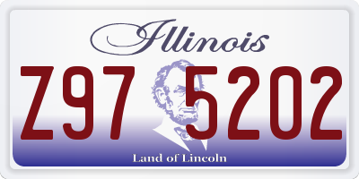 IL license plate Z975202