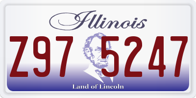 IL license plate Z975247