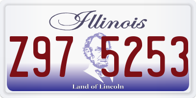 IL license plate Z975253