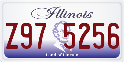 IL license plate Z975256