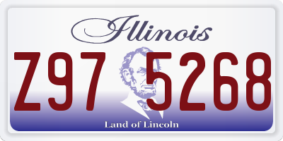 IL license plate Z975268