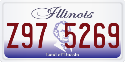 IL license plate Z975269
