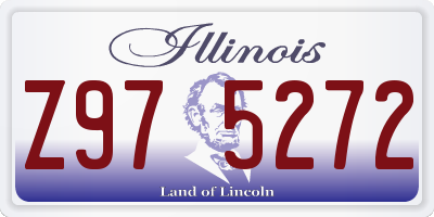 IL license plate Z975272