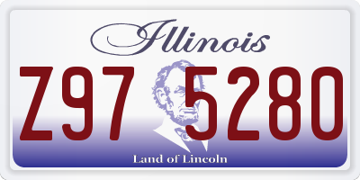 IL license plate Z975280