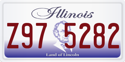 IL license plate Z975282