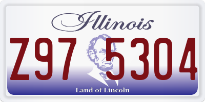 IL license plate Z975304