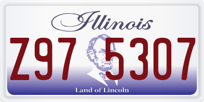 IL license plate Z975307