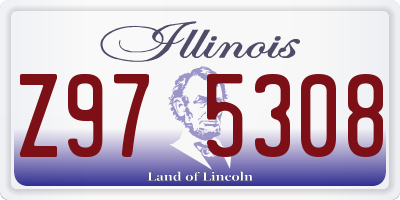 IL license plate Z975308