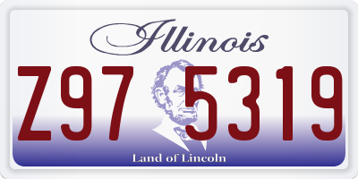 IL license plate Z975319