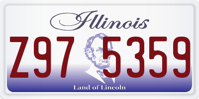 IL license plate Z975359
