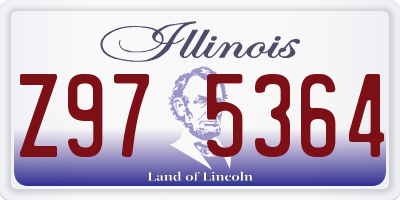 IL license plate Z975364