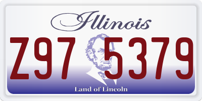 IL license plate Z975379