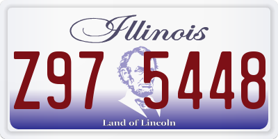 IL license plate Z975448