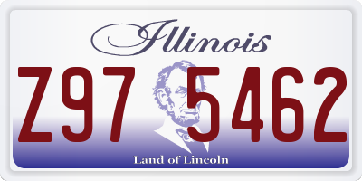 IL license plate Z975462