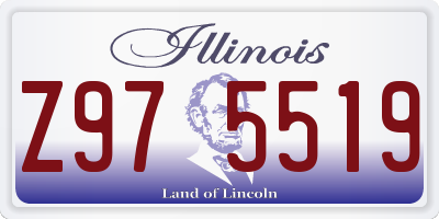 IL license plate Z975519
