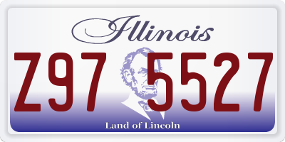 IL license plate Z975527