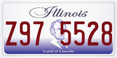 IL license plate Z975528