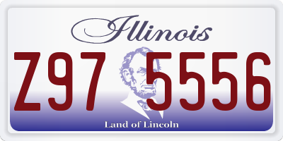 IL license plate Z975556
