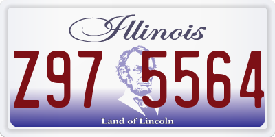 IL license plate Z975564