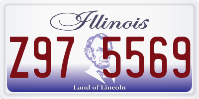 IL license plate Z975569