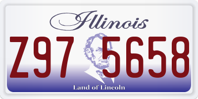 IL license plate Z975658