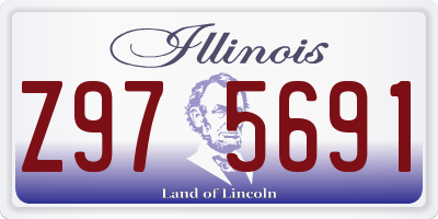 IL license plate Z975691
