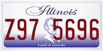 IL license plate Z975696