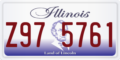 IL license plate Z975761