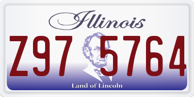 IL license plate Z975764