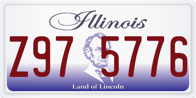 IL license plate Z975776