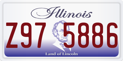IL license plate Z975886