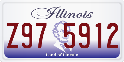 IL license plate Z975912