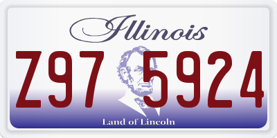 IL license plate Z975924