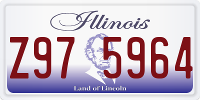 IL license plate Z975964