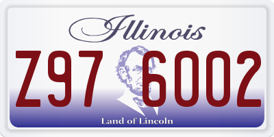 IL license plate Z976002
