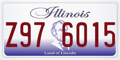 IL license plate Z976015